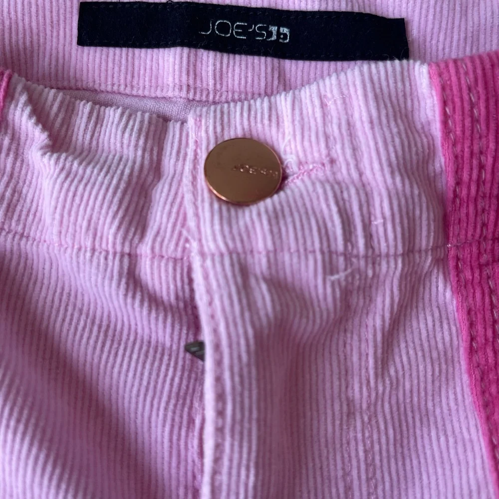 Joe's Jeans Pink Color-Block Shorts - Picture 4 of 5